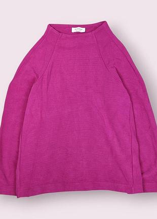 Жіночий светр rich & royal рукав три чверті малинового кольору розмір m (46)