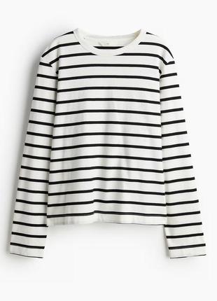 Классный лонг лонгслив лонгслив в полоску h&m xs s m l