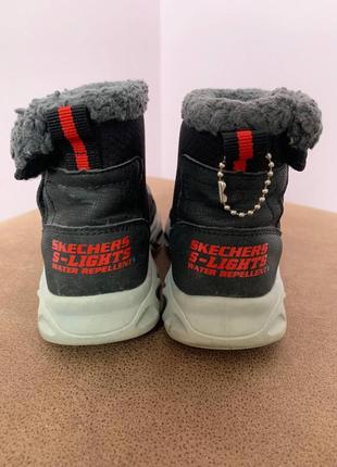 Зимние детские ботинки skechers 4