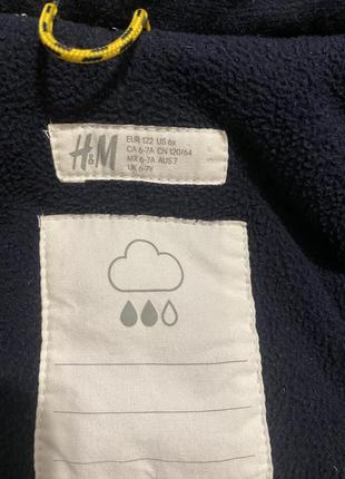 Зимняя куртка h&amp;m 6 лет 120-122см