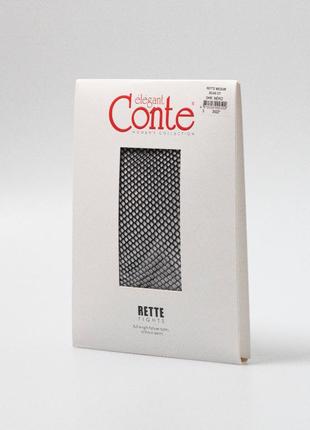 Колготки в дрібну сіточку conte rette