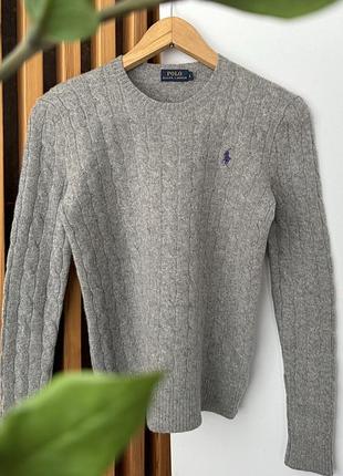 Свитер ralph lauren оригинал 90% шерсть 10% кашемир