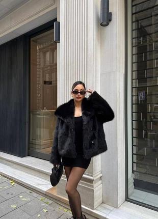 Трендовая шуба в стиле zara
