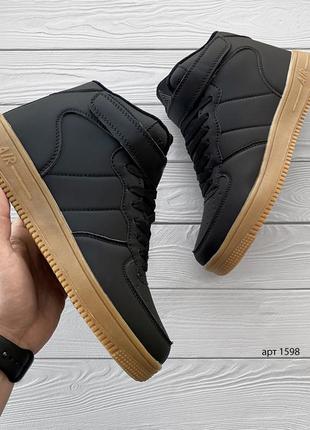 Зимние кроссовки 41-42 мужские force black pu
