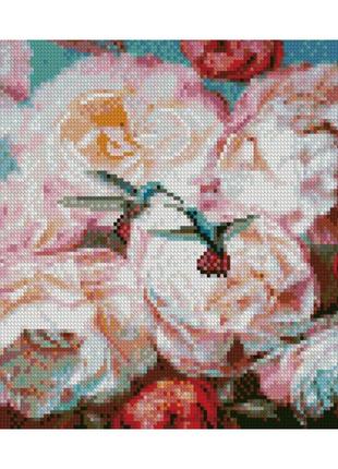 Алмазна мозаїка "ніжність півоній" 30х40 см