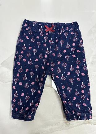 Штаны на девочку, вельветовые штаны