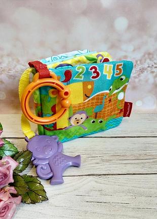 Мягкая развивающая книжка fisher price