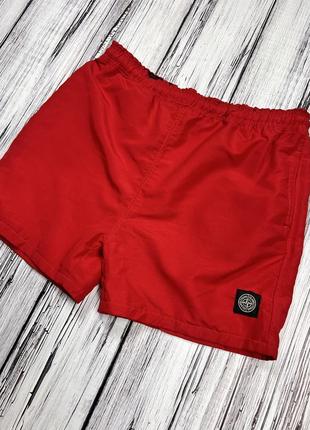 Шорты красные stone island размер l