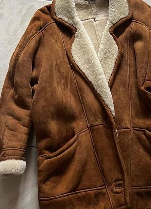 Натуральна стильна вінтажна овчина дублянка дубленка vintage вінтаж стиль zara asos h&m mango shearling