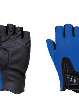 Перчатки shimano pearl fit gloves 5 m blue
