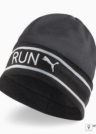 Шапка спортивная puma classic running cuff beanie