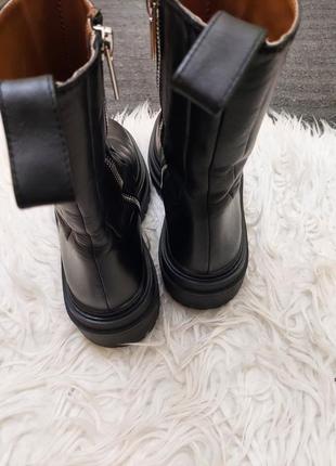 Кожаные ботиночки zara