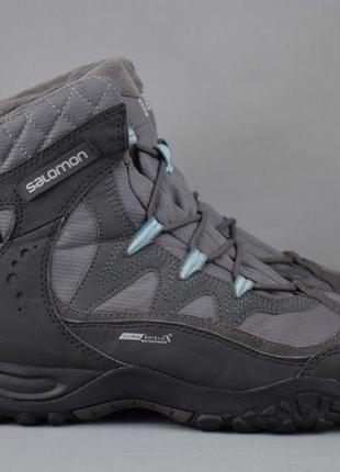 Salomon waterproof thinsulate snow термоботинки черевики зимові жіночі непромокаючі оригін 39 р/25см