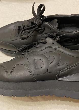 Кожаные кроссовки dsquared2