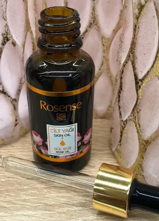 Масло розы для лица – массажное и увлажняющее rosense 30 ml