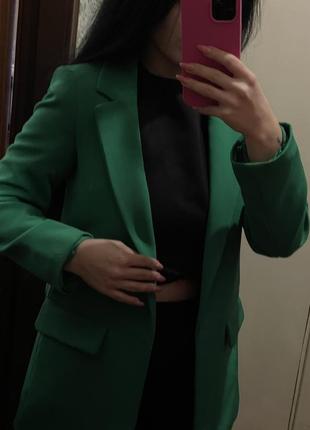 Пиджак new look ( зелёный)