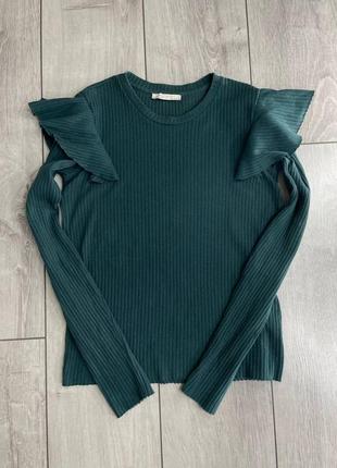 Кофтинка в рубчик от zara