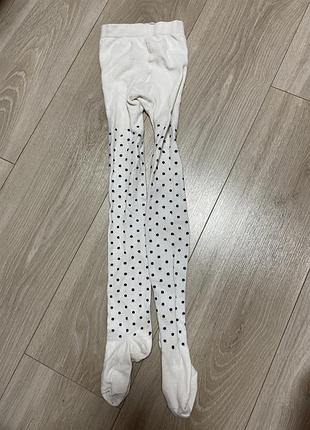Колготи бавовна в горошок