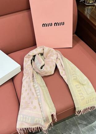 Шарф miu miu