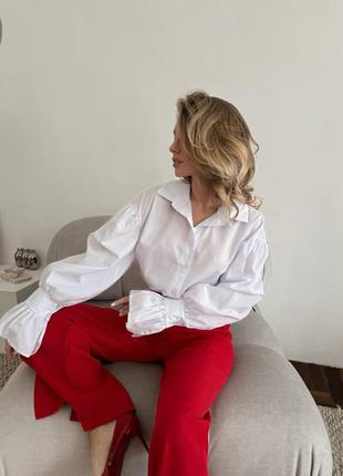 Рубашка сорочка жіноча котон колір: білий, чорний, зелений, блакитний, рожевий