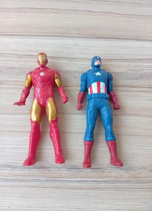 Игровые фигурки железный мужчина и капитан америка marvel hasbro