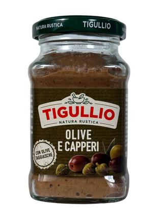 Tigullio соус песто olive e capperi 185г