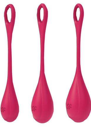 Вагінальні кульки  yoni power 1 (red)  18+
