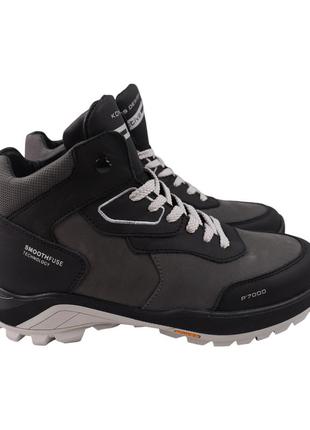 Ботинки мужские konors черные натуральная кожа, 44