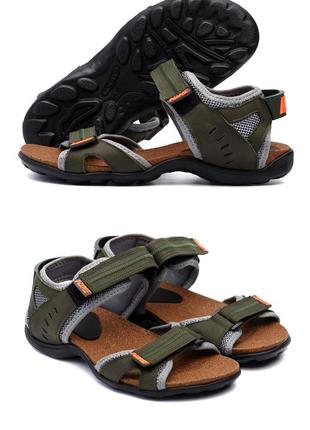 Чоловічі шкіряні сандалі з натуральної шкіри nike на літо *n 73 ол*