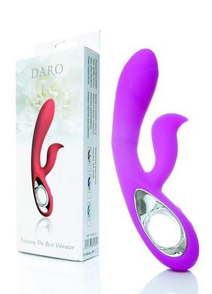 Вібратор  daro,12 funkcji, usb fioletowy  18+