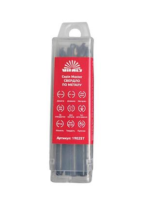 Свердло по металу hss 4341 6.5 (10 од.) vitals master