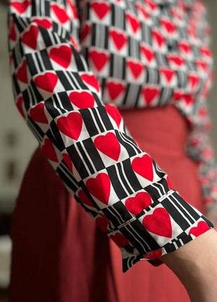 Рубашка с сердечками2 фото