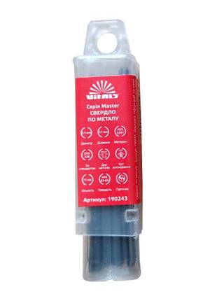 Свердло по металу hss 4341 2,5 (10 од.) vitals master