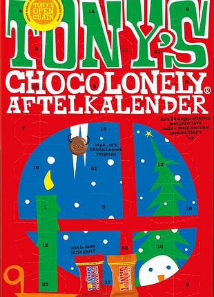 Адвент календарь tony's chocolonely advent calendar 216g