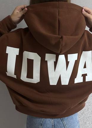 Теплый худи