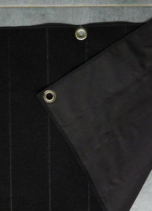 Велкро панель 30*50см - черная, для шевронов, патчей, для коллекции