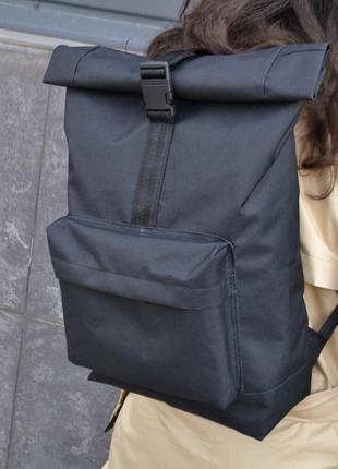 Рюкзак ролл топ. дорожня сумка, сумка для походу з тканини, міський зручний прогулянковий рюкзак7 фото