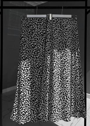 Юбка макси леопард 42-44,46-48,50-525 фото