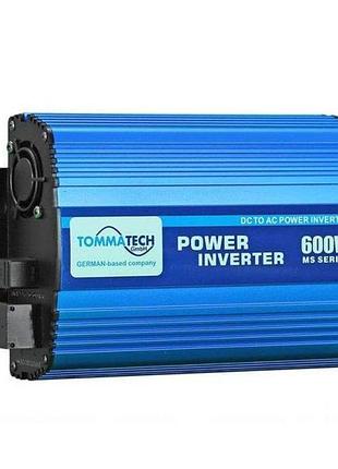 Перетворювач інвертор 600w tommatech (power invertor) модифікований синус2 фото