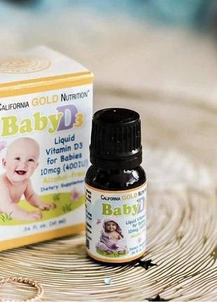 California gold nutrition вітамін д3 для дітей (baby d3)
