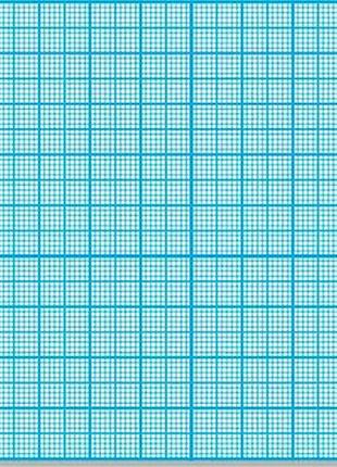 Папір координатний а4 100арк 00042