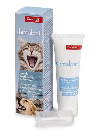 Гель для ротовой полости для собак и кошек candioli dentalmax 50 мл