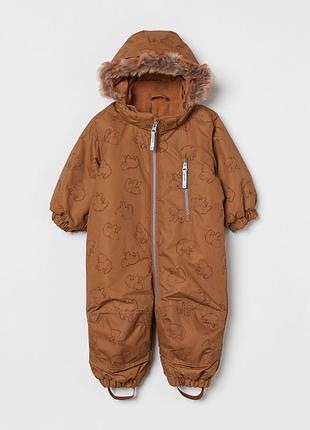 Зимовий теплий дитячий комбінезон h&m hm для дівчинки для хлопчика