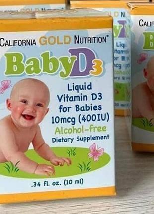 Вітамін d3 для дітей california gold nutrition2 фото