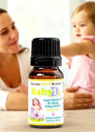 Вітамін d3 для дітей California Gold Nutrition