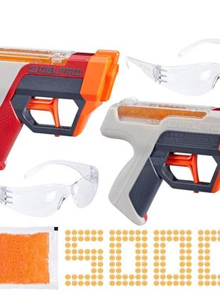 Набор из 2х бластеров nerf pro gelfire dual wield pack