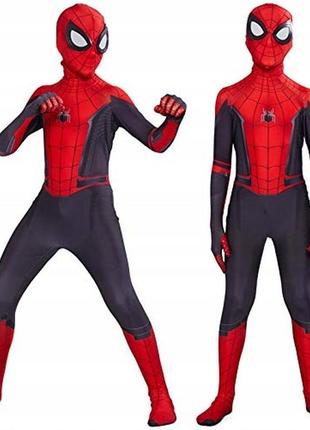 Человек паук спайдермен зентай с маской костюм карнавальный
