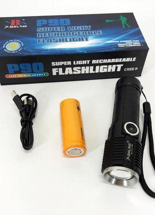 Фонарики для экстренных ситуаций и аварий, мощный фонарик для дома с зарядкой, фонарик...