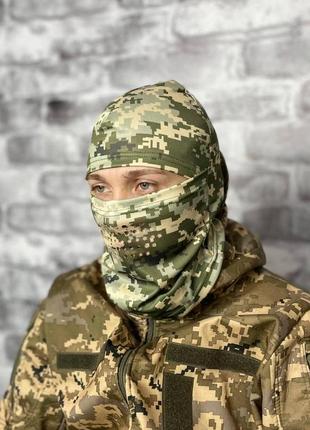 Балаклава cool-max з вентиляцією, піксель