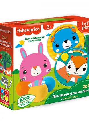 Набір для творчості fisher price "лісові друзі" vt4502-04 з екотестом